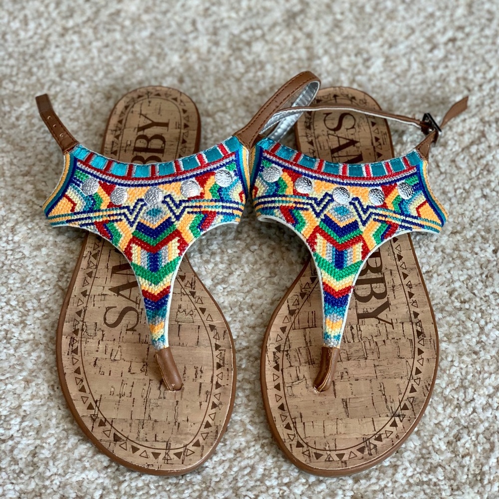 Sam & Libby Multi color Sandals
